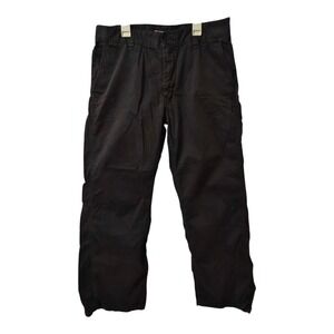 John Varvatos Black Cotton Pants Mens Size 34 Casual Utility